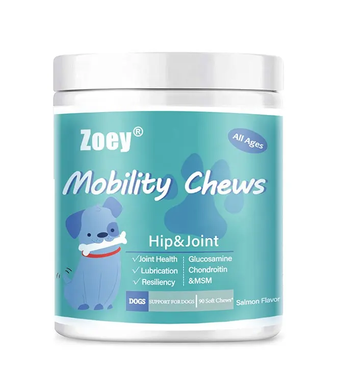 Zoey Glucosamin für Hunde Hüft-und Gelenk gesundheit Soft Chews mit Chon droitin & MSM Functional Dog Supplement zur Unterstützung der Haustier mobilität