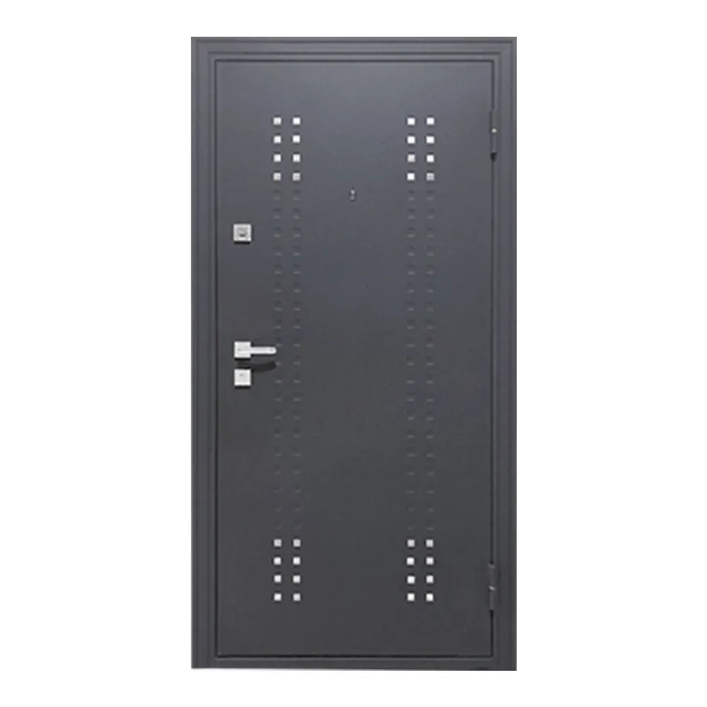 Socool Entrada Exterior Elegancia Estilo industrial Puerta de acero MDF