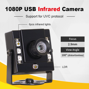 3306 1080P PS5268 2,9mm 100 grados sin distorsión HD IR940 CMOS sensor infrarrojo visión nocturna Visión Artificial USB Mini Cámara - Product Image 2