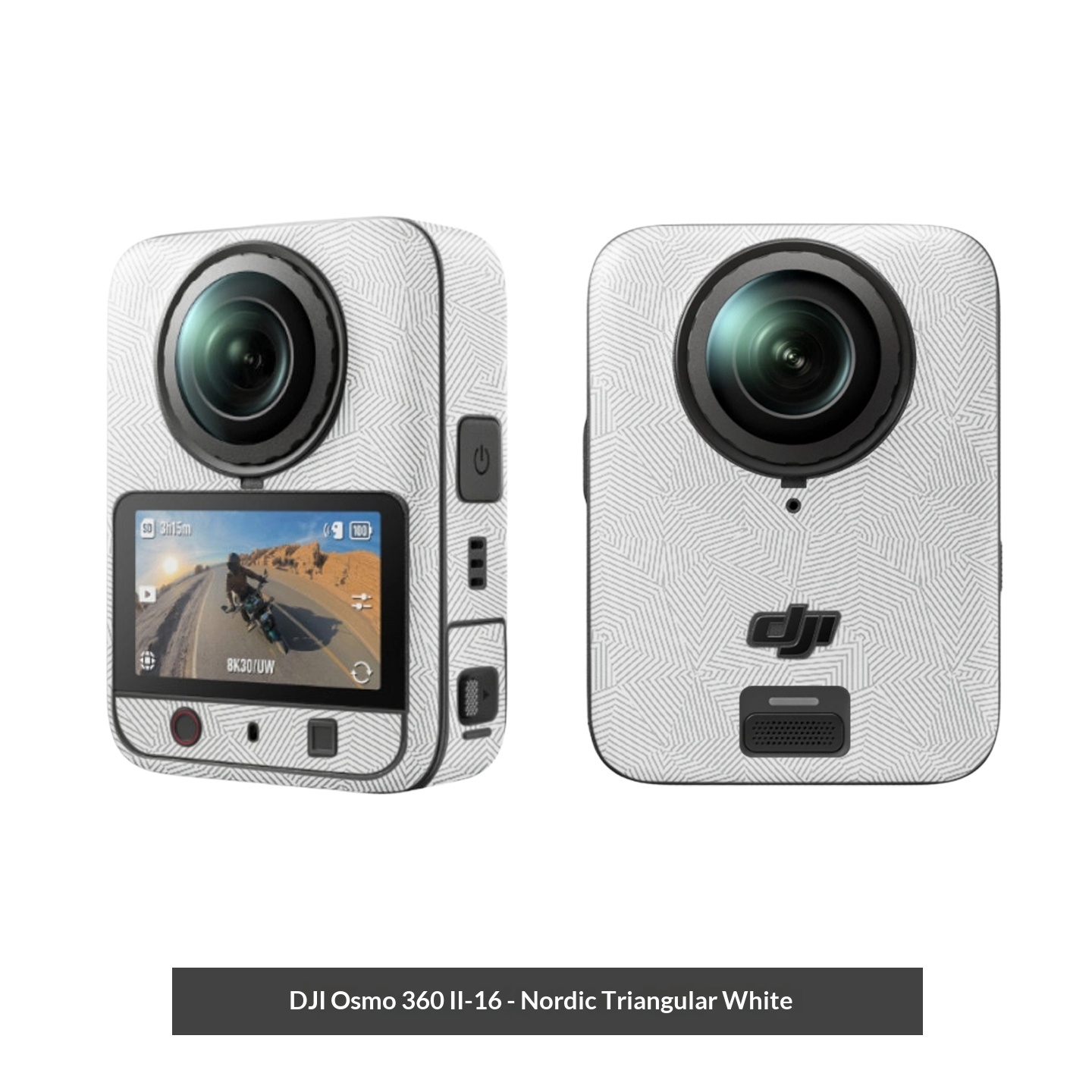 DJI Osmo 360II-16-Nordique Triangulaire Blanc