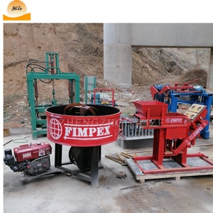 Manuel birbirine kırmızı kil çamur tuğla blok yapma makinesi toprak kil tuğla blok yapma makinesi - Product Image 5