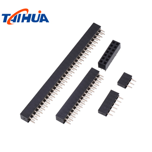 Female <strong>Header</strong> Pins 2.0 mm <strong>2Pin</strong> to 40 Pin Single Row and Double Rows Through Hole Vertical Connectors Factory Customized - Product Image 1