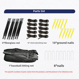 Tùy chỉnh-thực hiện 22ft di động ngoài trời thiết bị đào tạo cho bóng chày softball Golf thực hành Net cho đánh lồng Đào Tạo - Product Image 2