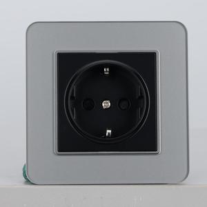 Renkli Retro tarzı 82*82 kare LED göstergesi 1 Gang 1 yollu 2 yönlü ışık duvar paneli tek kutuplu elektrik maks. Voltaj 250v 10a - Product Image 6