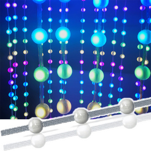 LED Globe Frosted RGB SPI Crystal Ball <strong>String</strong> <strong>Lights</strong> Slow Flashing <strong>Multi</strong> <strong>Color</strong> Ball <strong>String</strong> <strong>Lights</strong> DMX Disco Ball <strong>String</strong> <strong>Lights</strong> - Product Image 1