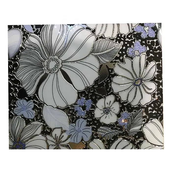 Сине-белый цветочный Декор 3d картина Керала напольная плитка цена