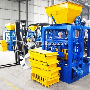 QTJ4-24混凝土标准实心砌块模具制造机路障厂家直销 - Product Image 2