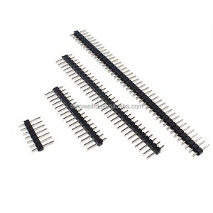 コネクタ2.54mm1*40ストレートピンヘッダー40ピンオスはんだピン直角40位置1列 - Product Image 5