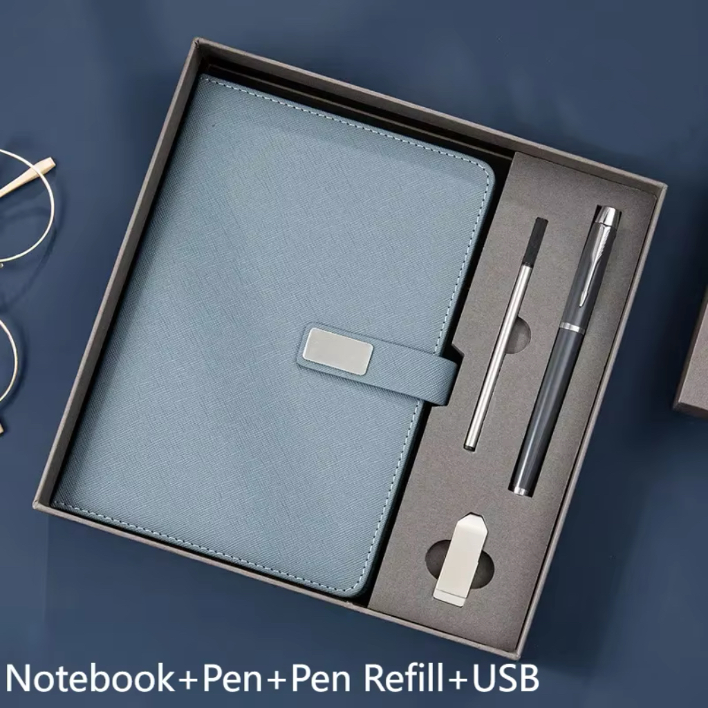 Gray Notebook+Pen+USB