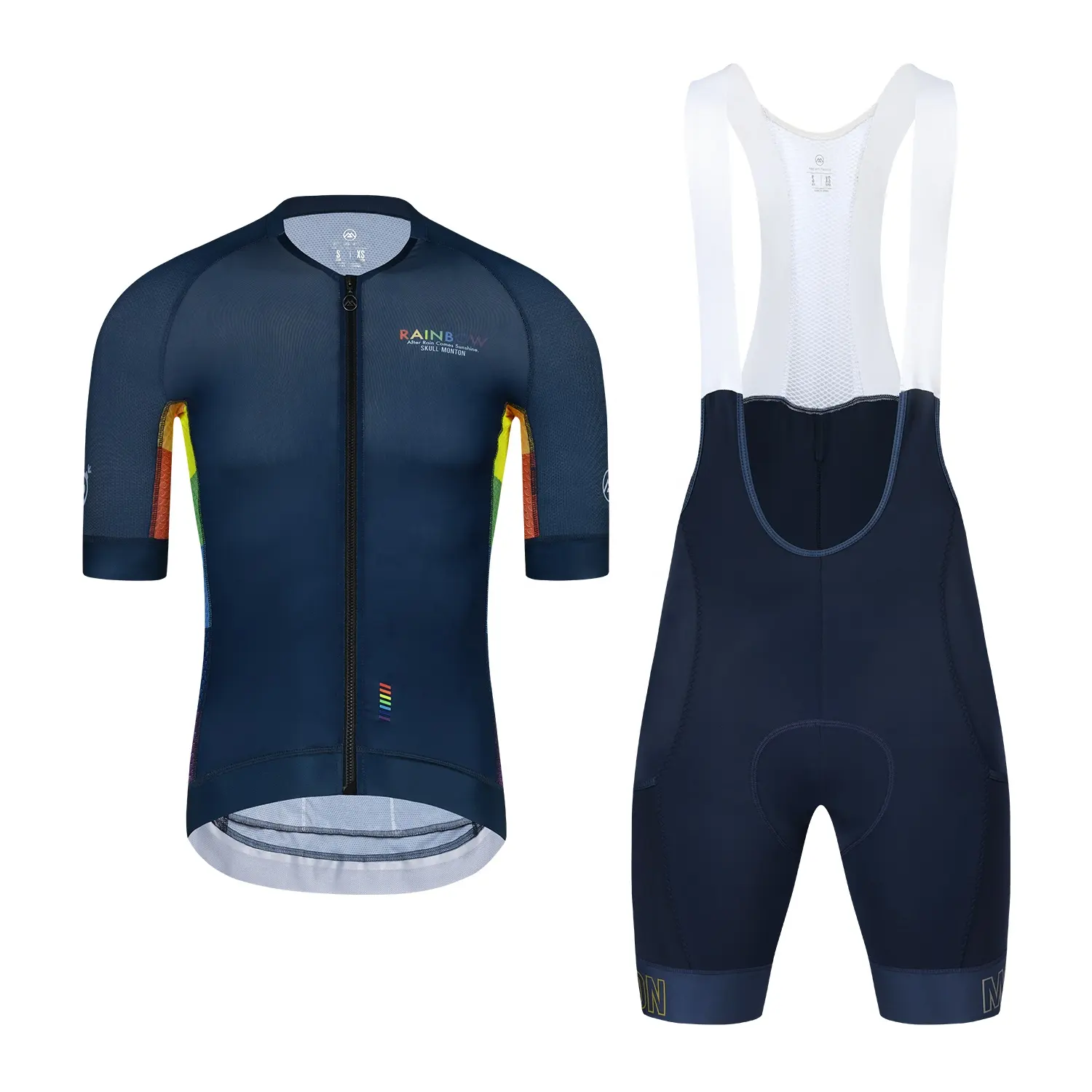 Monton Cycling Set Cycle Jersey abbigliamento da bicicletta tessuto uomo Jersey abbigliamento da ciclismo