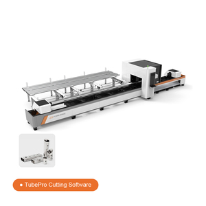 Macchina da taglio automatica per tubi in metallo con Laser a fibra CNC macchina da taglio per alimentazione automatica con supporto rotante formati AI BMP PLT Yaskawa - Product Image 6