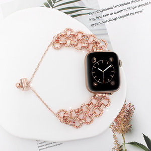 Smart Watch with New Bracelet Metal Chain <strong>Terms</strong> Applicable to <strong>Apple</strong> Watch Steel Strap Iwatch45678/SE - Product Image 5