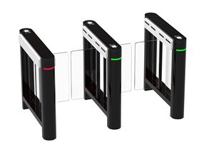 RFID & Fingerabdruck-Scanner Zugangs kontrolle Swing Barrier Speed Gate Drehkreuz system Sicherheit Drehkreuz stil - Product Image 3