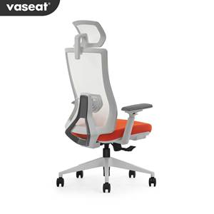 适用于Vaseat SK9-WH-07行政高背办公椅最佳质量网状书桌聚氨酯人体工程学赛车旋转躺椅可调模式