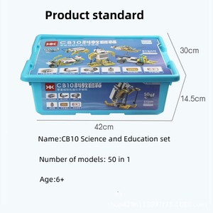 CB10 Wissenschaft und Bildung Bausteine Roboter kann DIY Kinder früh kindliche Spielzeug Programmier klasse Elektro roboter - Product Image 2