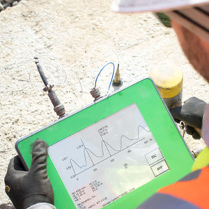 Low Strain Dynamic Pile Integrity Tester Low Strain Impact <strong>Test</strong> for Concrete Pile Sonic Integrity - Product Image 4