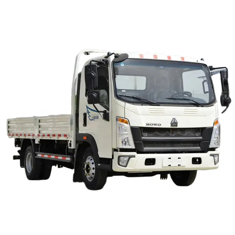 Üstün kalite 4x2 3-5ton Howo kamyon 6 tekerlekli çit kargo kamyonları satılık