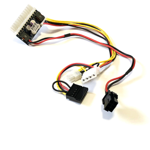 <strong>PCI</strong>-E 6pin Female <strong>Input</strong> DC-ATX 160-250W 24pin Power Supply Module Switch Pico PSU Car Auto Mini ITX High DC-ATX Power Module - Product Image 4