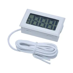 Mini sonda Digital LCD Termómetro Higrómetro Humedad Medidor de temperatura Pantalla interior con sonda y cable Termómetro FY-12 - Product Image 2
