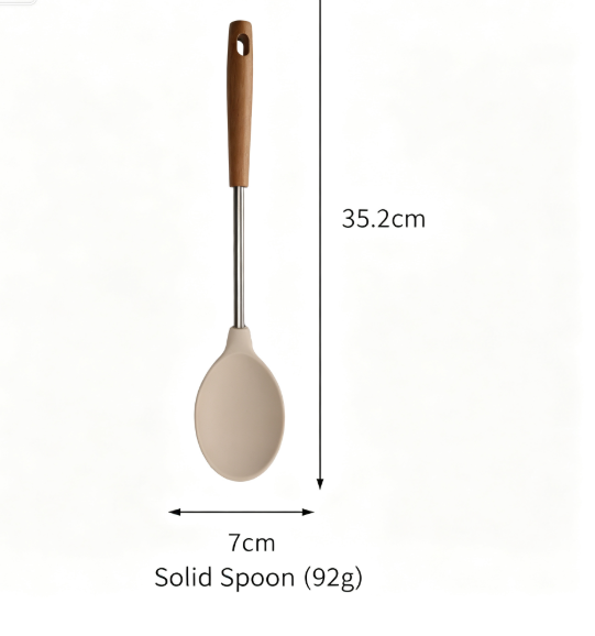 Solid Cooking Spoon