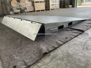 Rampa de contenedor de acero con capacidad de 10 toneladas para carga/descarga de remolque de carretilla elevadora Placa de tablero de muelle de rampa, 1500x2100x200mm - Product Image 2