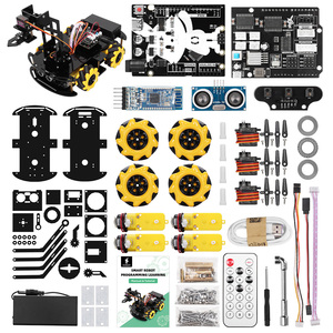 Tscinbuny nuovo Kit di avviamento per Smart Robot auto con braccio meccanico Wireless artiglio Kit di programmazione robotica per Arduino - Product Image 6