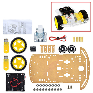 TZT New Motor Smart Robot Car Chassis Kit Speed Encoder Battery Box 2WD For <strong>Arduino</strong> <strong>Free</strong> Shipping - Product Image 3