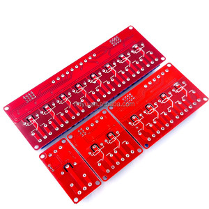 1 canale 5V 12V 24V modulo relè scheda rossa optoaccoppiatore isolamento uscita alto basso livello Trigger 1 canale relè modulo