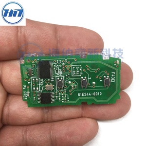 BT2EW 61E3446-0010 COROLLA 2017 2018 araba anahtarı parçası 3 düğme 433MHz 8A çip orijinal anahtar - Product Image 5