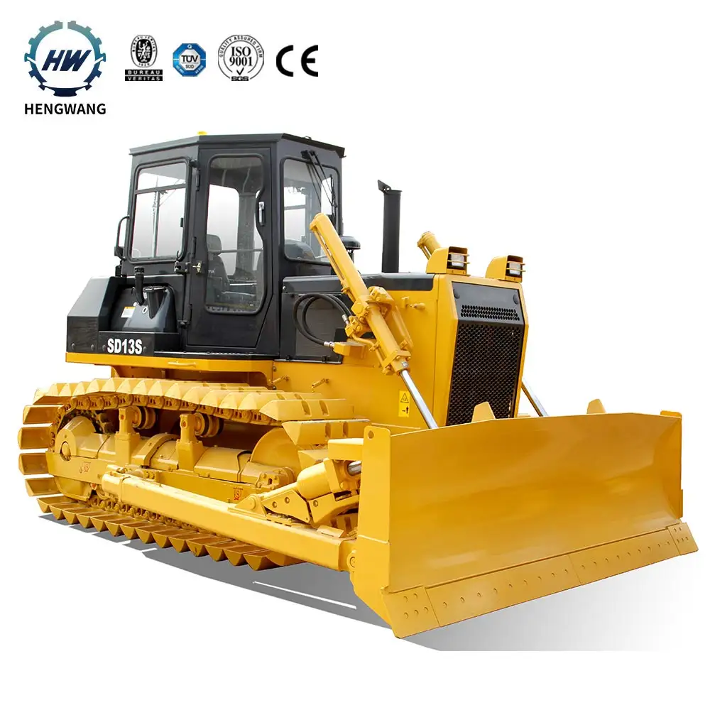 Bulldozer cinesi di nuova costruzione Hengwang HWSD-13 ripper crawler dozer 105hp 220hp bulldozer in vendita