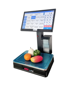 AI Waage 15.6 Touch Display Label Barcode-Drucks oftware für Obst fleisch geschäft Gemüse laden - Product Image 2