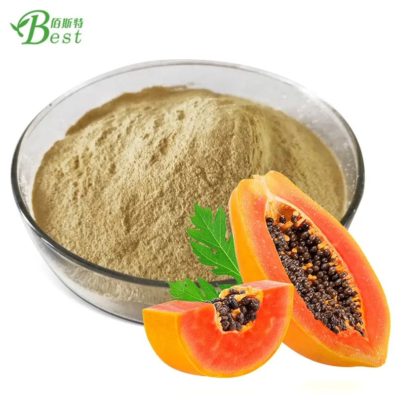 Latte in polvere di papaya liofilizzato all'ingrosso 100% polvere di frutta solubile in acqua polvere di papaya