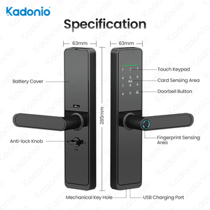 Kadonio digitale Kennwortkarte schlüsselloser Zugang smart Home-Schlösser für Eingangstür elektronische Tastatur intelligent - Product Image 6