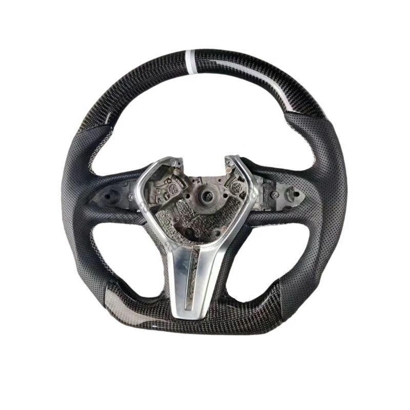 Carbon+Perforated Leather+White Top Stripe Stitchi