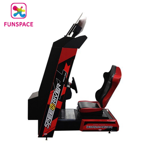 アーケードカーシミュレータースピードレーシング4ゲームマシンコイン式ゲームゲームゾーン用の高速カー猛烈なレース