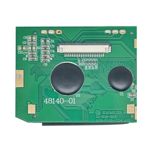 Segment-LCD-Anzeige modul mit orange farbenem Hintergrund und schwarzem Text,B09-0142-1203 - Product Image 4