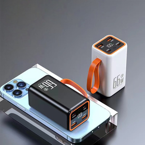 Fast Charging Power Bank Dual USB <strong>Output</strong> 66W Smart Two-Way Power Bank LED Type-<strong>C</strong> <strong>Input</strong> 15W <strong>Output</strong> Fast Charging Li-Polymer - Product Image 2