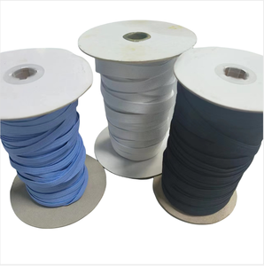 Multi Color Drawstring <strong>Cord</strong> 5mm 6mm 7mm Polyester Spandex Web Colorful <strong>Elastic</strong> Band for Clothes - Product Image 4