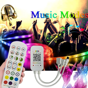 Мультиопциональные клавиши Белые автоматические умные Wifi Blue Tooth Music APP Универсальные светодиодные неоновые полосы света Rgb пульт дистанционного управления - Product Image 6