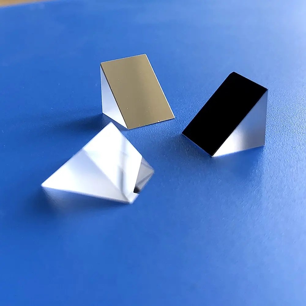 15*15*15mm riflettore Laser ottico prisma elaborazione piccolo triangolo specchio diamantato ad angolo retto esterno