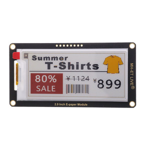 2,9 "2,9-Zoll-Epaper-Modul E-Paper E-Ink EInk-Bildschirm SPI-Unterstützung für Arduino STM32 Raspberry PI ESP32 - Product Image 2