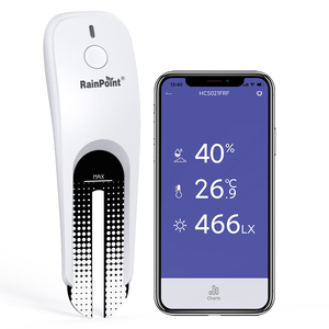 RAINPOINT Smart Plant <strong>Sensors</strong> <strong>Soil</strong> <strong>Moisture</strong> and Sunlight <strong>Sensor</strong> WIFI <strong>Soil</strong> Hygrometer <strong>Soil</strong> <strong>Moisture</strong> <strong>Sensor</strong> Meter - Product Image 2