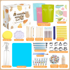 500g không khí cứng mô hình đất sét gốm Kit thiết lập tùy chỉnh siêu ánh sáng gốm nghệ thuật Nguồn cung cấp cho trẻ em và người lớn - Product Image 4