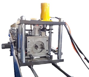 Máy Ép Thủy Lực Ngói Kẽm Thẳng Đứng Máy Tạo Hình Cuộn Tấm Lợp Sóng Máy Tạo Hình Cuộn Khung Kệ - Product Image 1