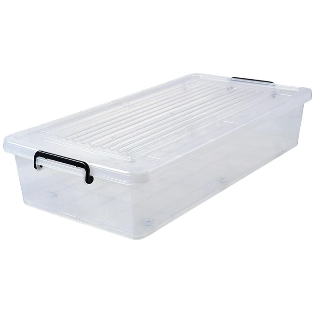 Transparent with Black Handle