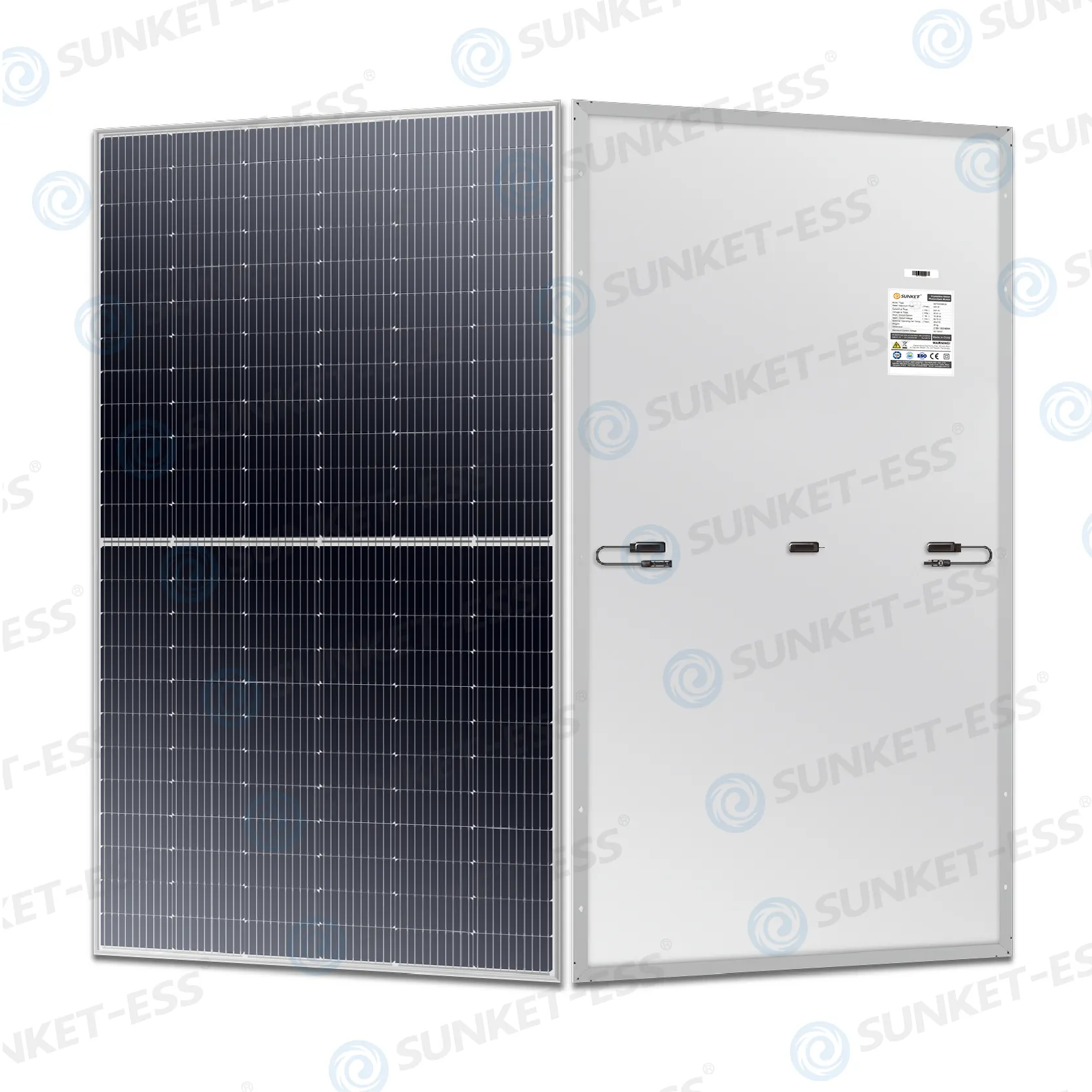 Lengkap Solar Hybrid Komposit Solaranlage Insel 10KVA Panel Surya 10 Kw 665W untuk Rumah 10 Kw