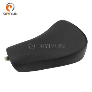 Evrensel Moto Bobber Chopper eyer Vintage yastık parçaları motosiklet yalnız koltuk için Harley Davidson demir 883 Sportster Softail - Product Image 5