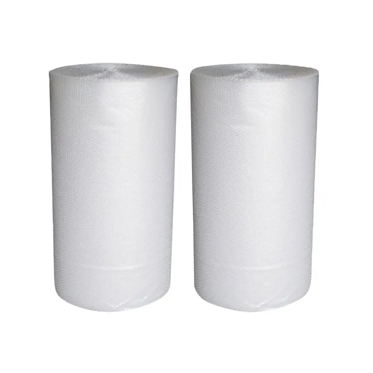 Bolla di aria di plastica della stagnola dell'involucro produttore di imballaggi su misura bolla cuscino wrap film di imballaggio rotolo