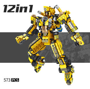 Flytec-bloques de construcción 12 en 1, robot transformable, juguete de ingeniería, camión, excavadora, robot - Product Image 3