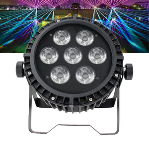 חתונה Led Par יכול אור חיצוני DMX אירוע מסיבת עמיד למים IP65 RGBWAUV 6in1 7x18w שורת אורות נוף 2-שנה ROHS 60